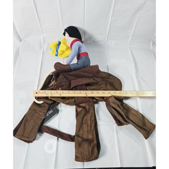 NACOCO Cowboy Rider Dog Costume Pecos Bill Doll And Hat Medium - Picture 5 of 5